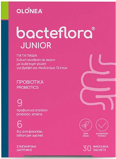 Olonea Bacteflora Junior Προβιοτικά για Παιδιά και Βρέφη 30 φακελίσκοι