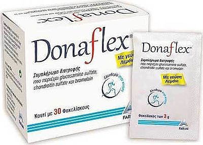 Faran Donaflex Συμπλήρωμα για την Υγεία των Αρθρώσεων 30 φακελίσκοι Λεμόνι