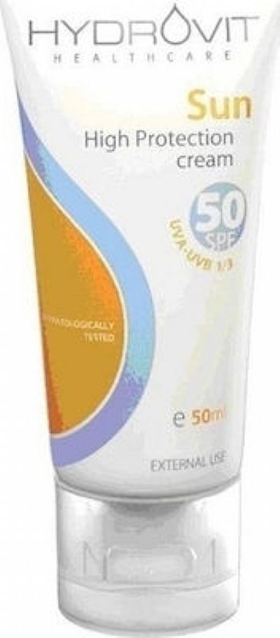 Hydrovit Sun Cream Αντηλιακή Κρέμα Προσώπου SPF50 50ml