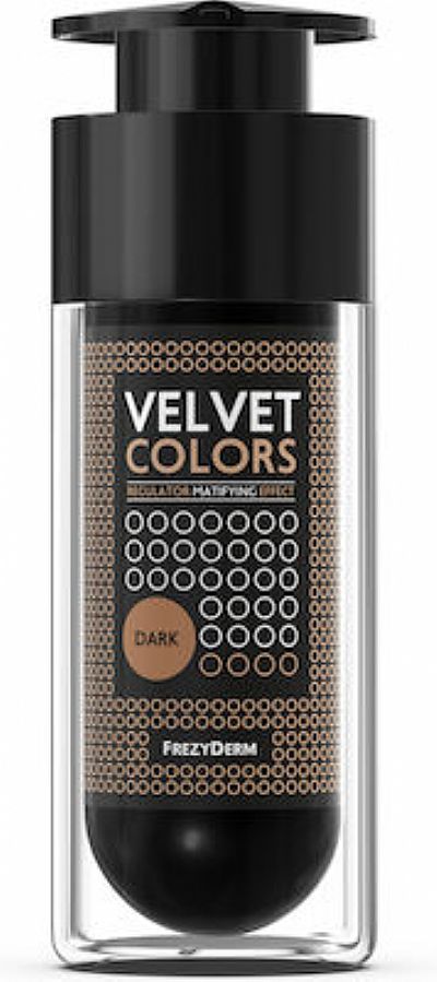 Frezyderm Velvet Colors Make up Regulator Matifying Effect Color Dark 30ml