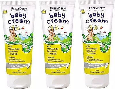 Frezyderm Baby Cream Αδιάβροχη Προστατευτική Κρέμα Για Βρέφη , Τρία Τεμάχια ,3 X175 Ml