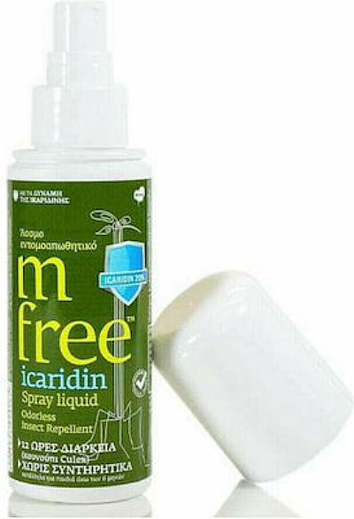 M Free Icaridin ʼοσμο Εντομοαπωθητικό Spray Κατάλληλο για Παιδιά 80ml