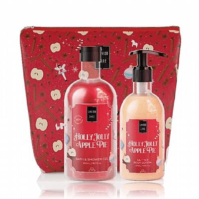 Lavish Care Promo Holly Jolly Apple Shower Gel 500ml & Body Cream 300ml