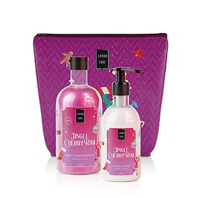 LAVISH CARE Jingle Chery Rum Σετ Αφρόλουτρο 500ml + Κρέμα Σώματος  300ml