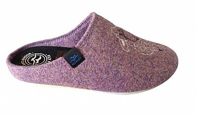 FlyFlot χειμερινες παντόφλες. Χρώμα μωβ. Κωδ:8525
