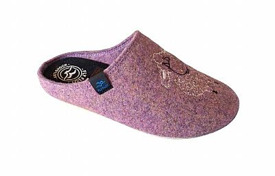 FlyFlot χειμερινες παντόφλες. Χρώμα μωβ. Κωδ:8525