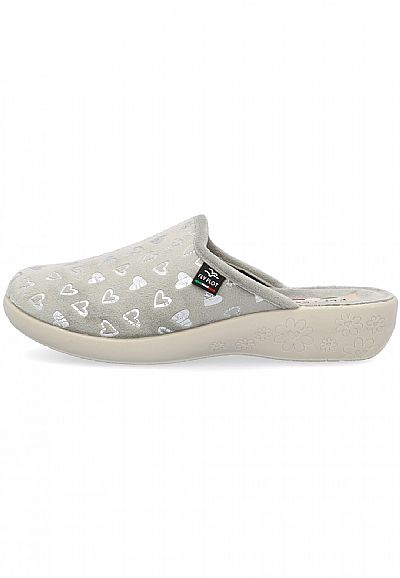 FlyFlot χειμερινές παντόφλες.Χρώμα γκρι. Κωδ:L3 W36 QP