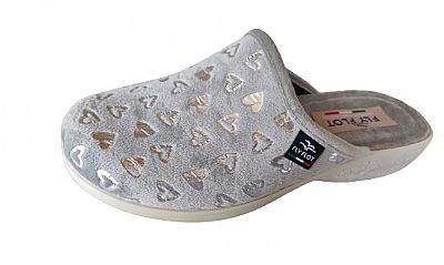 FlyFlot χειμερινές παντόφλες.Χρώμα γκρι. Κωδ:L3 W36 QP