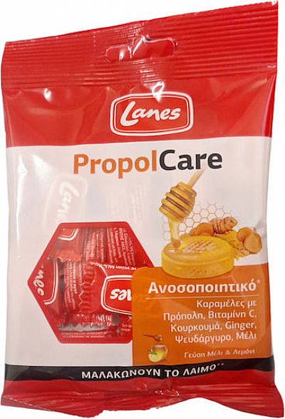 Lanes PropolCare Καραμέλες Μέλι 54gr