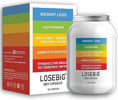 Losebig Diet Capsules Ειδικό Συμπλήρωμα Διατροφής, 90 κάψουλες