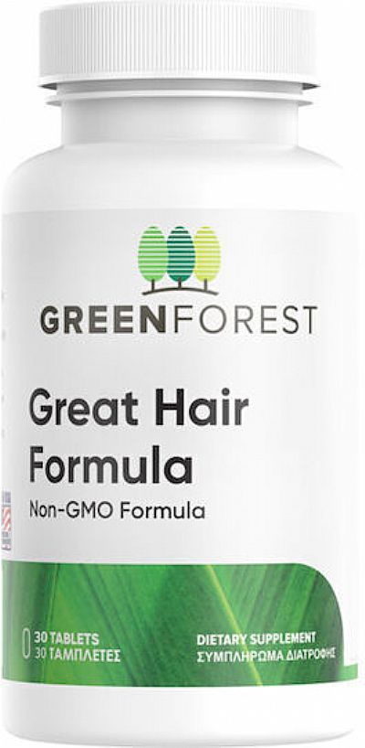 Green Forest Great Hair Formula Ειδικό Συμπλήρωμα Διατροφής 30 κάψουλες