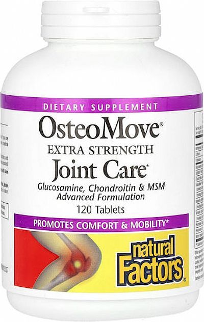 Natural Factors Osteomove Συμπλήρωμα για την Υγεία Αρθρώσεων & Οστών 60 ταμπλέτες