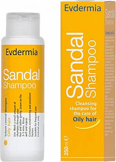 Sandal Shampoo κατά της Πιτυρίδας για Λιπαρά Μαλλιά 250ml