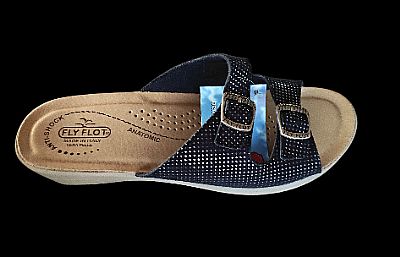 FlyFlot γυναικείες ανατομικές παντόφλες χρώμα μαύρο. Κωδικός T5B21 2E