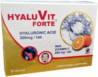 Medichrom Hyaluvit Forte 300mg Συμπλήρωμα για την Υγεία Αρθρώσεων & Οστών 30 ταμπλέτες