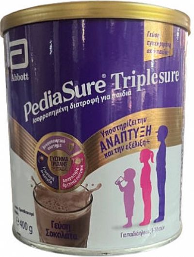 Abbott Pediasure Triplesure με Γεύση Σοκολάτα, 400g