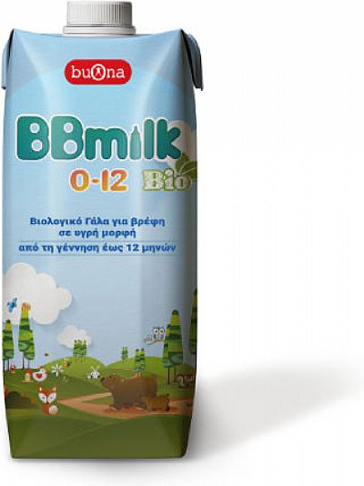 Buona Έτοιμο Ρόφημα Γάλακτος BBmilk Bio 0-12m για 0+ Μηνών 500ml