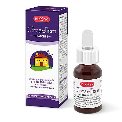 Circadiem σταγόνες μελατονίνης για παιδιά Buona 20mL