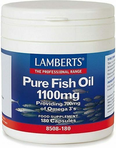 Lamberts Pure Fish Oil Ιχθυέλαιο 1100mg 180 κάψουλες