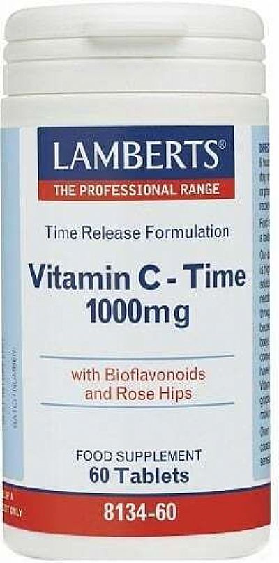 Lamberts Vitamin C Time Release 1000mg 60 ταμπλέτες