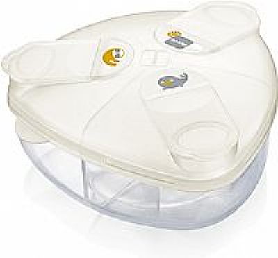 Mam δοχείο για σκόνη γάλακτος, χρώμα λευκο-κρεμ