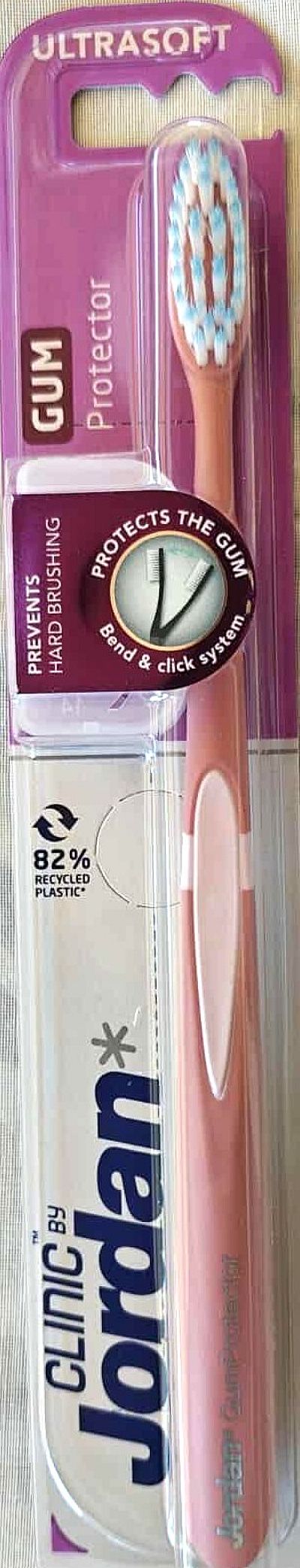 Jordan Gum Protector Οδοντόβουρτσα Ultra Soft ,ροζ