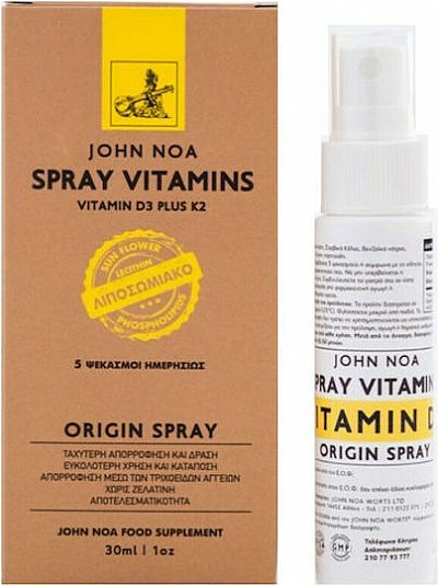John Noa Origin Spray Vitamin D3 Plus K2 30ml