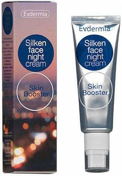 Evdermia Silken Ενυδατική Κρέμα Προσώπου Νυκτός 