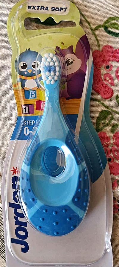 Jordan Step By Step Παιδική Οδοντόβουρτσα για 0-2 ετών.Χρώμα μπλε
