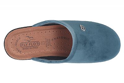 FlyFlot χειμερινές ανατομικές παντόφλες. Κωδ:L8X67.Χρώμα Bελουτέ Ραφ