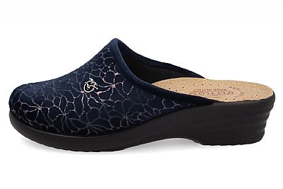 FlyFlot χειμερινές ανατομικές παντόφλες. Κωδ:L8X67WE.Χρώμα μπλε