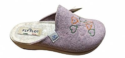 FlyFlot χειμερινές ανατομικές παντόφλες. Κωδ:44ZO1XR.Χρώμα λιλά