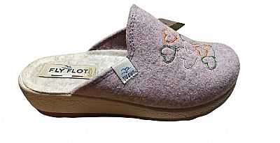 FlyFlot χειμερινές ανατομικές παντόφλες. Κωδ:44ZO1XR.Χρώμα λιλά