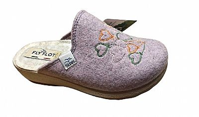 FlyFlot χειμερινές ανατομικές παντόφλες. Κωδ:44ZO1XR.Χρώμα λιλά