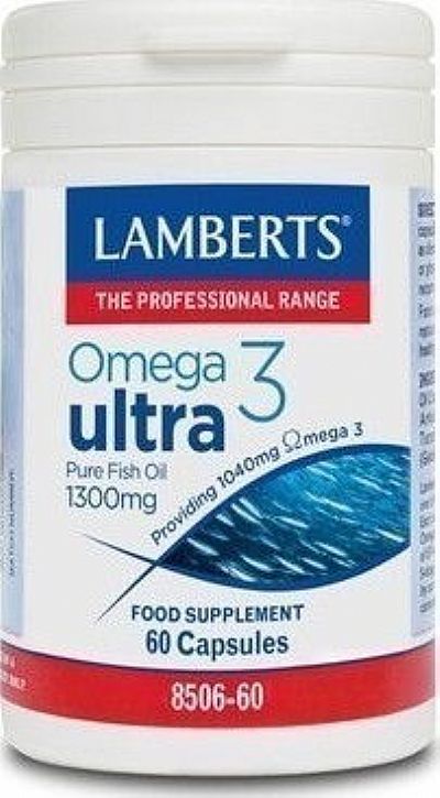 Lamberts Omega 3  Ιχθυέλαιο 1300mg 60 κάψουλες