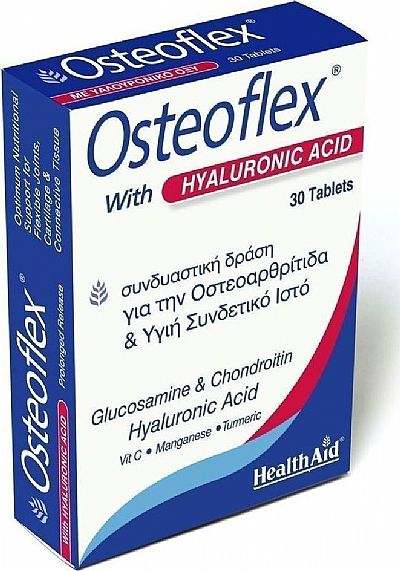 Health Aid Osteoflex Hyaluronic 30 ταμπλέτες 