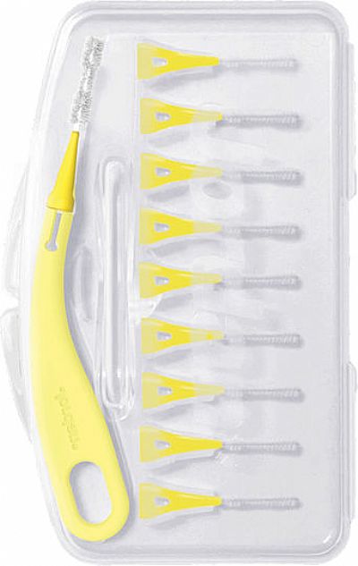 Jordan Μεσοδόντια Βουρτσάκια Κίτρινο Large 0.7mm,10τμχ