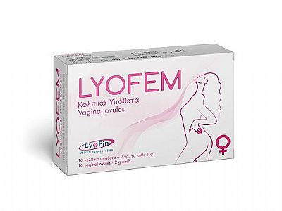 Lyofin Κολπικά Υπόθετα για Ενυδάτωση της Ευαίσθητης Περιοχής