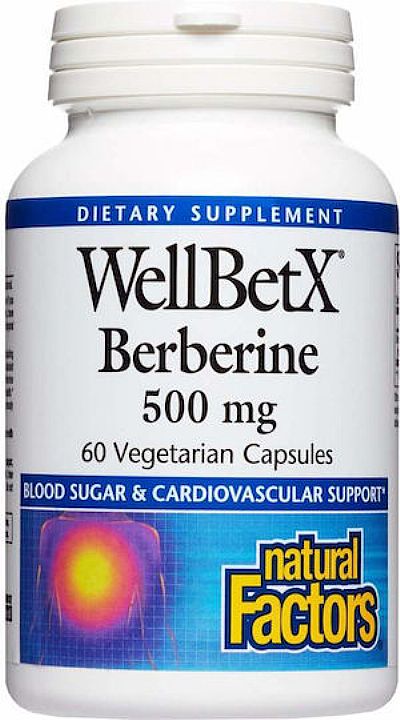 Natural Factors WellBetX Berberine 500mg 60 κάψουλες Natural