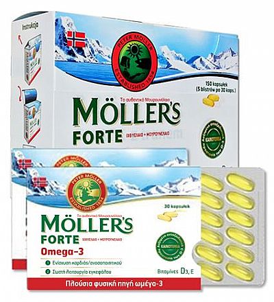 Mollers Forte Omega-3 150 κάψουλες 