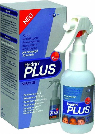 Hedrin PLus Spray Gel Κατά των Ψειρών,100ml