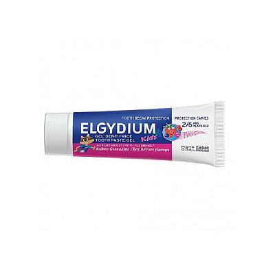 Elgydium kids κατά της τερηδόνας με κόκκινα φρούτα για 2-6 ετών οδοντόκρεμα για παιδιά 50ml 