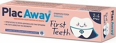 PlacAway  οδοντόκρεμα,για παιδιά 2-6 ετών, 50ml  ληξη 4/24