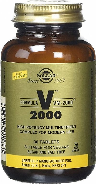 Solgar Formula VM-2000,30 ταμπλέτες 