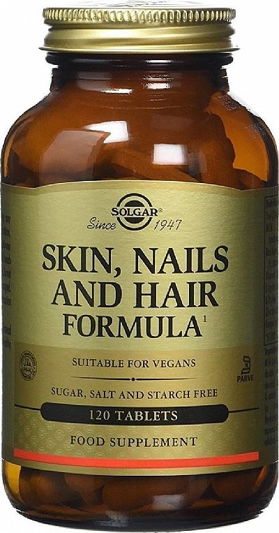 Solgar Skin Nails And Hair Formula για Δέρμα,νύχια & μαλλιά, 120 Ταμπλέτες