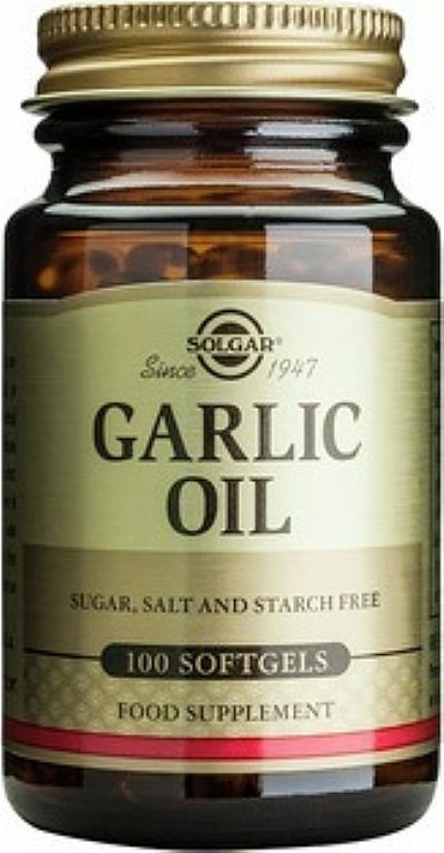 Solgar Garlic Oil, Αγνό Σκορδέλαιο,100caps