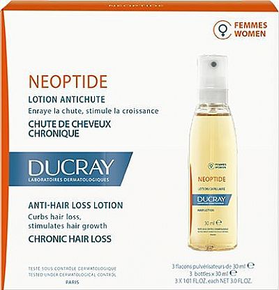 Ducray Neoptide Anti Hair Loss Lotion 3x30ml. Τριχόπτωση γυναικών.