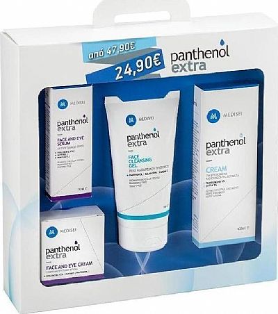  Panthenol  Set</br>- Face & Eye Cream 24h 50ml </br>- Face & Eye Serum 30ml </br>- Face Cleansing Gel 150ml </br> -Extra Cream Κρέμα 100ml