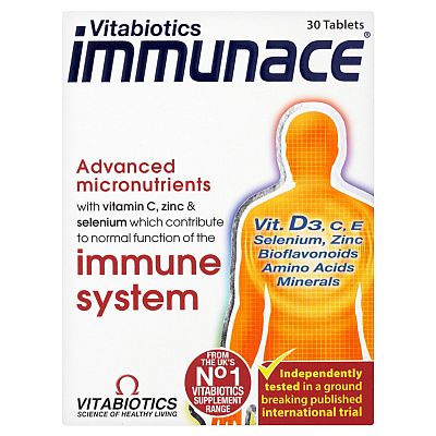 Vitabiotics Immunace 30tabs - Ενίσχυση ανοσοποιητικού συστήματος
