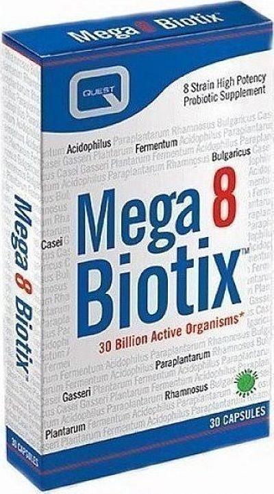 Quest Mega 8 Biotix 30,κάψουλες 